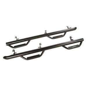 Jeep Wrangler Unlimited Nerf Bars - Side - Rugged Ridge - Spartan - Textured Black - `18-`22